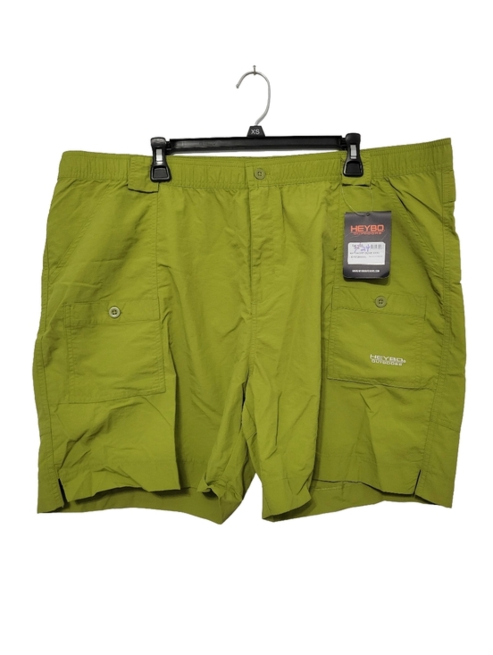 Heybo‎ Men's Bay Short in Olive Green Size 3XL Outdoor Fishing Water Friendly